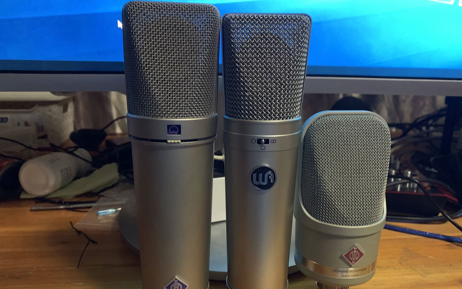 纽曼u87ai纽曼tlm107wa87话筒对比测试