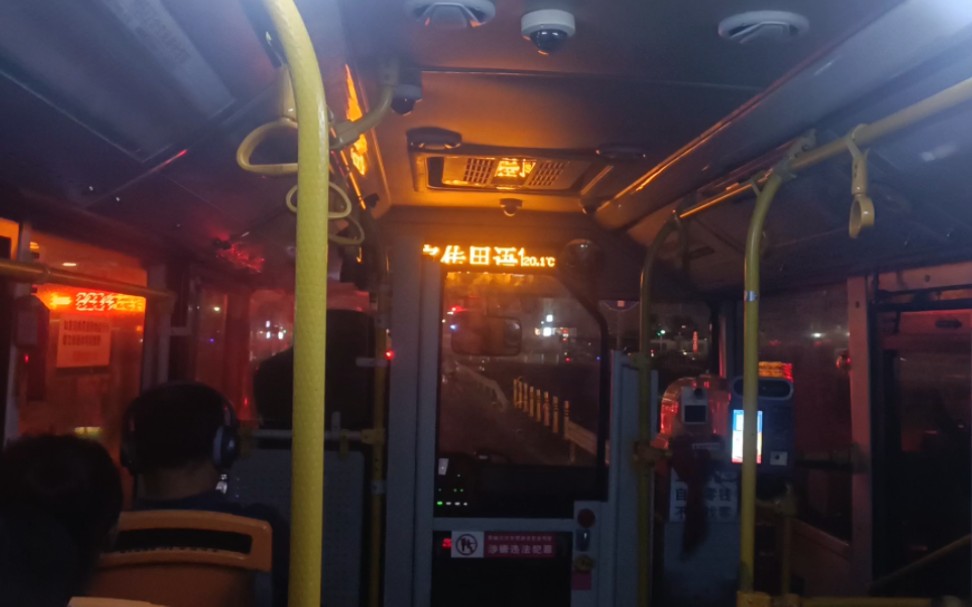 深圳西部公汽m582路公交巴士