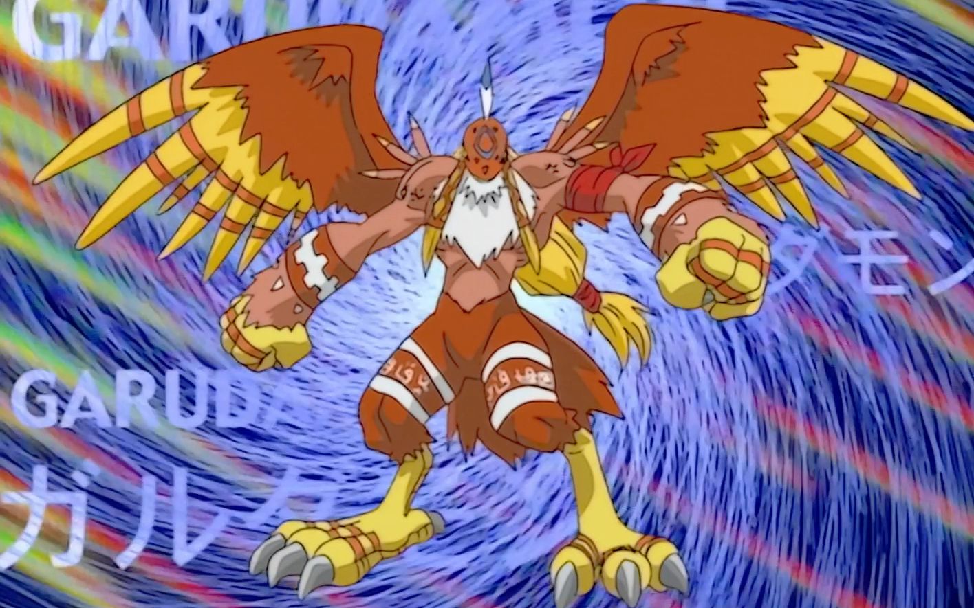 【数码宝贝1 26】爱心的徽章不再失色,伽楼达兽闪耀登场