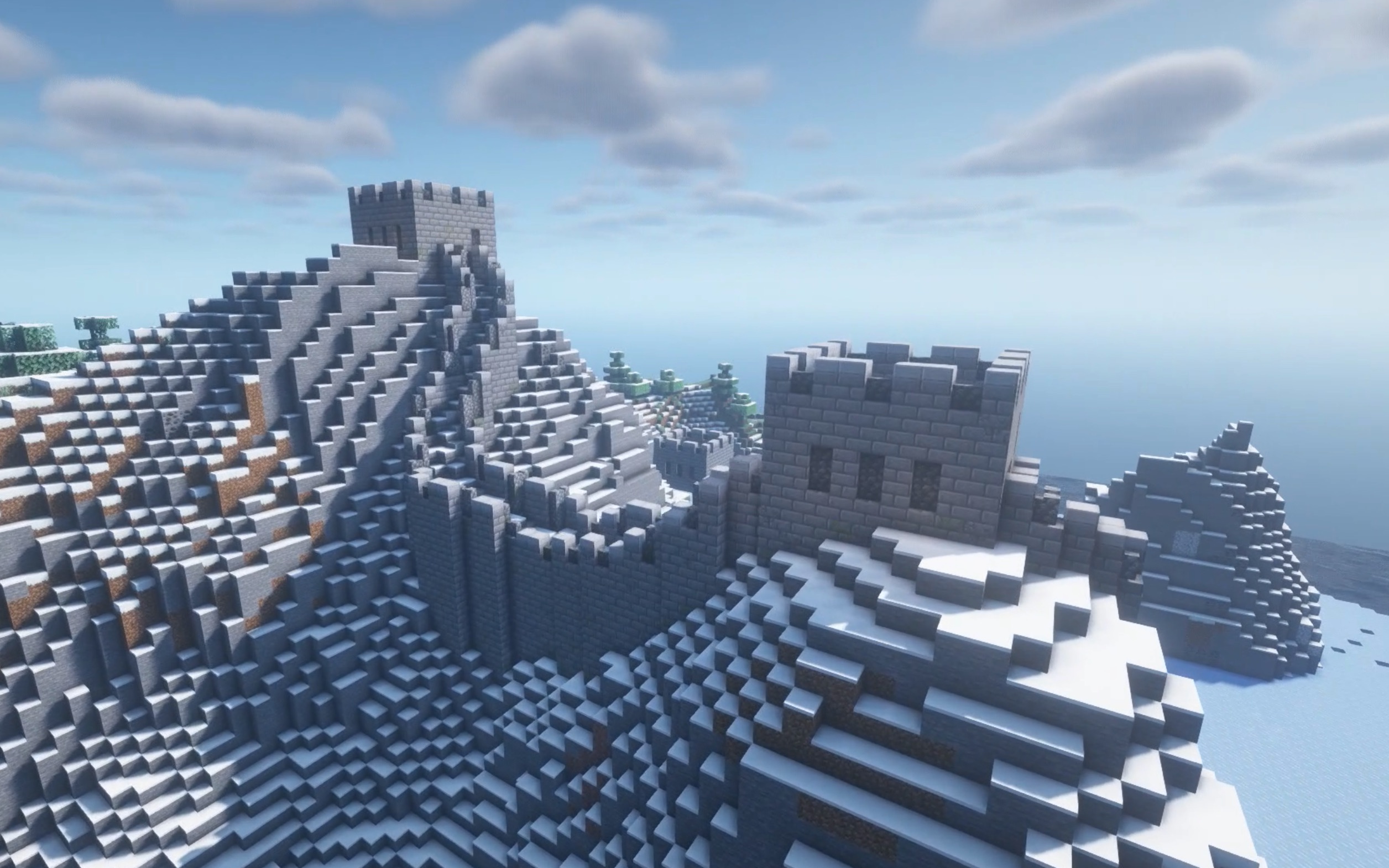 活动 【minecraft建筑】简单小长城