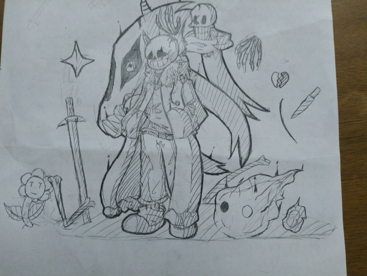 自制sans,恶魔传说.