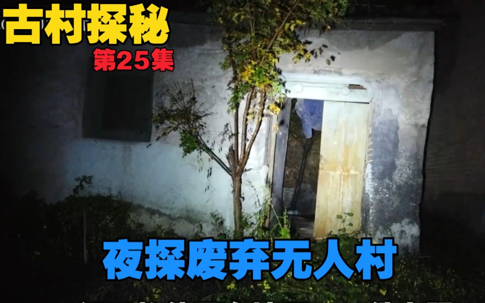 [图]夜探北京房山区一座荒废10多年的无人古村！发现路灯竟然还亮着！！！村内几百间古代民居人去屋空，一片荒村古宅无人问津！