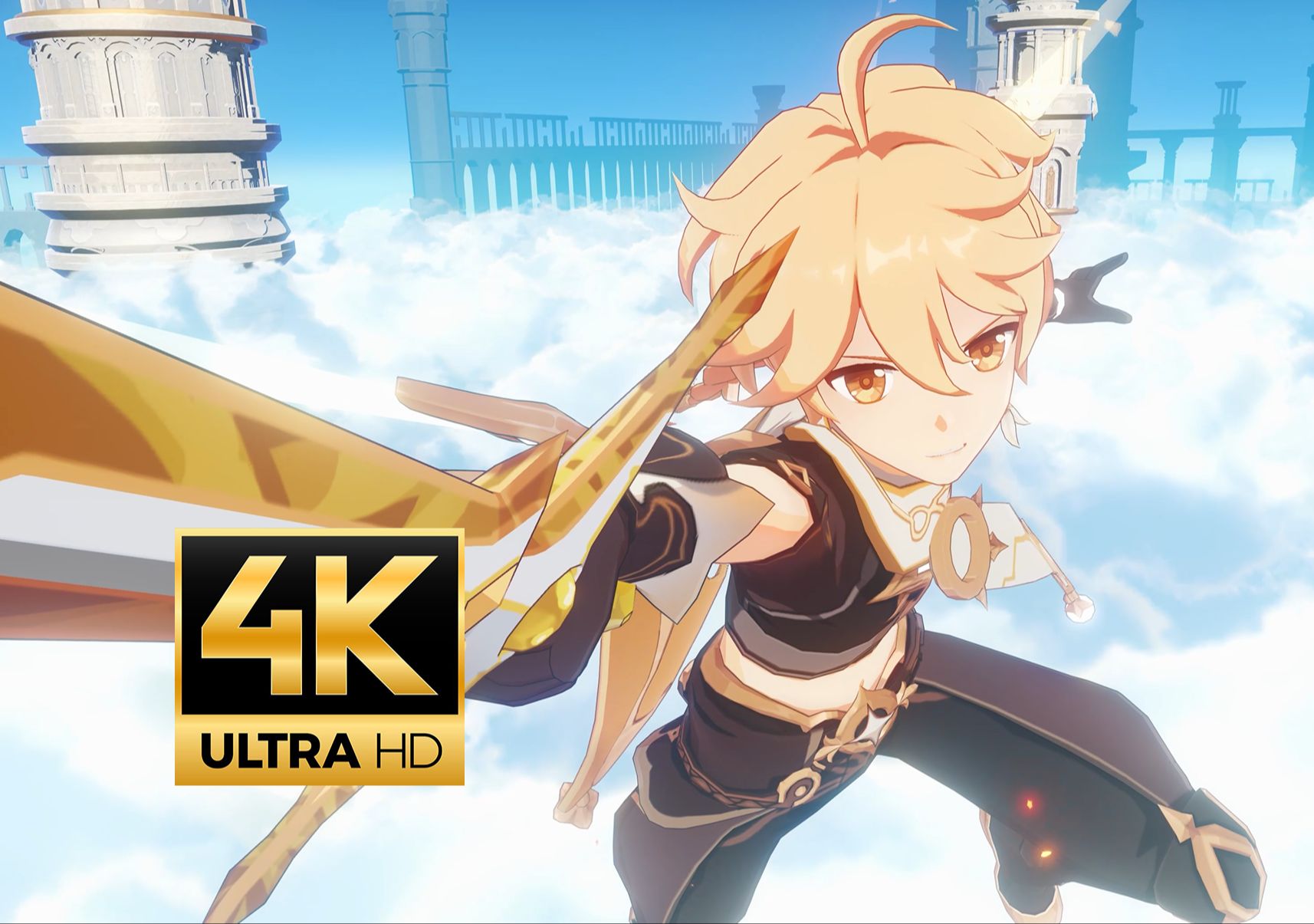 【原神|空|男主】主线剧情1《捕风的异乡人》序章第一幕4k60无水印全