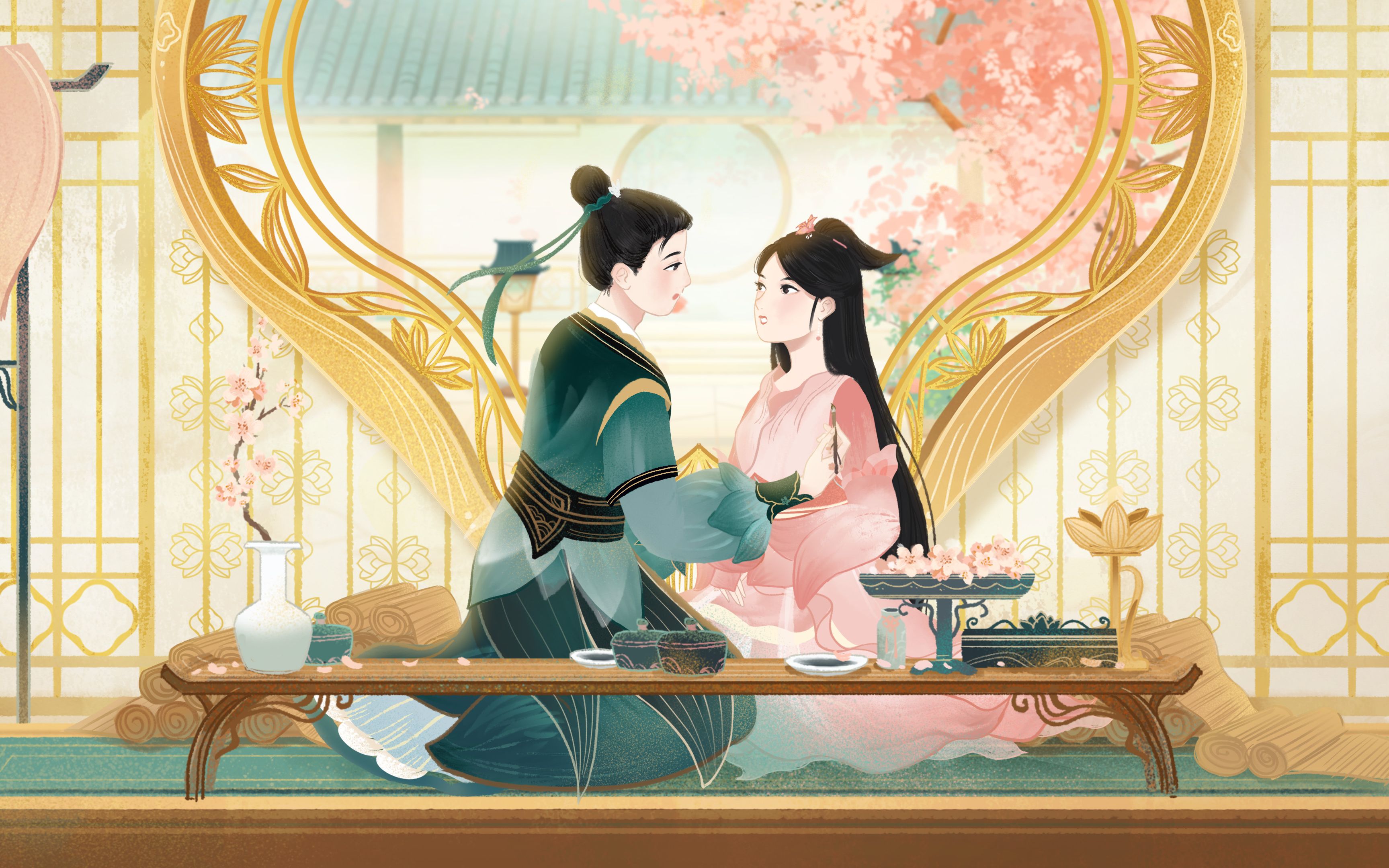 花西子《张敞画眉》 |愿执此妙笔,画卿一世眉