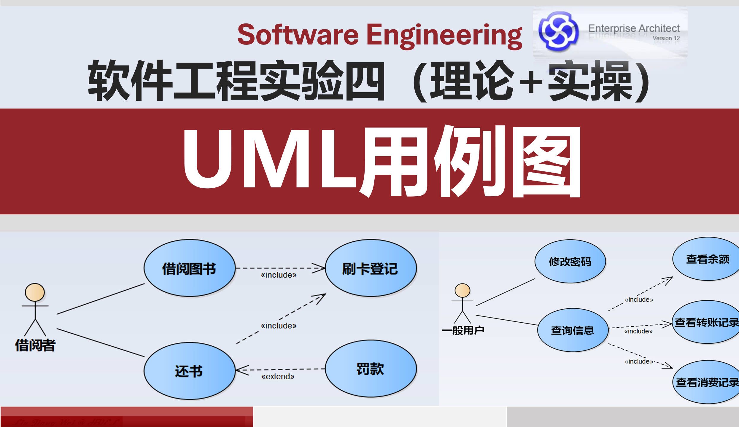 【实操】UML用例图的绘制 软件工程实验四【Use Case Diagram】哔哩哔哩bilibili