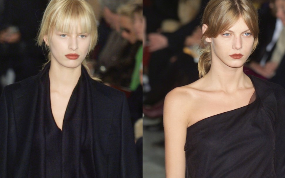 【秀场回顾】西装大佬的黑色盛典:Helmut Lang Fall Winter 2001.哔哩哔哩bilibili