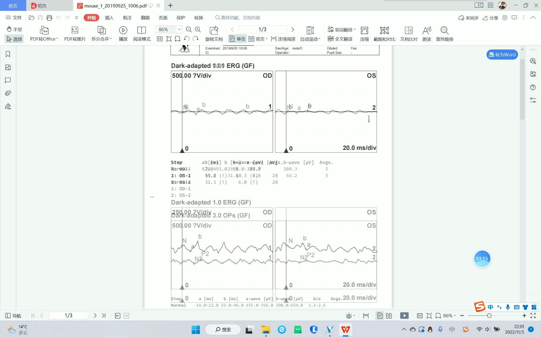 动物实验ERG分析哔哩哔哩bilibili