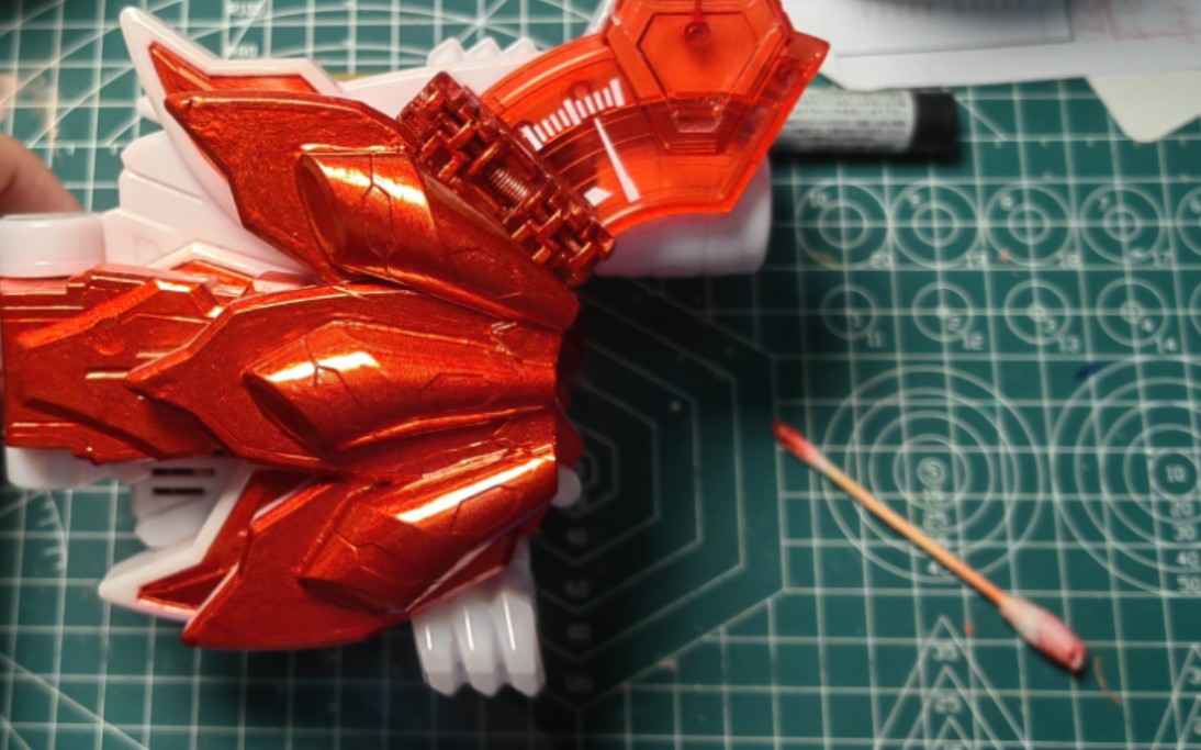 (超简单教程)假面骑士极狐马克九改剧中色加填孔