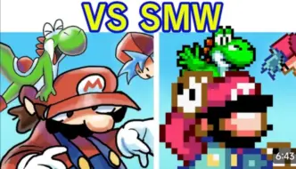 Descargar video: Friday Night Funkin' VS Super Mario World | Mario & Yoshi | SMW:力量之星旋律 演示