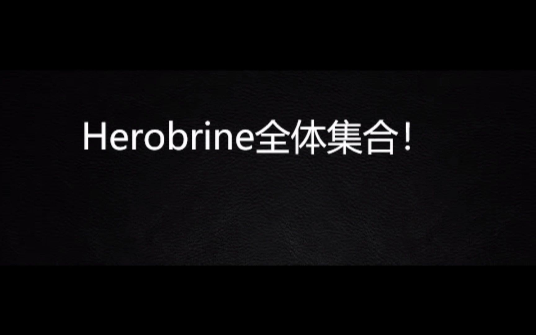 Herobrine集合!各种Herobrine你认识几个?我的世界