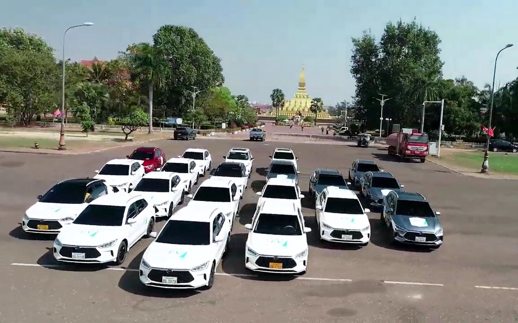 老挝出租车图片