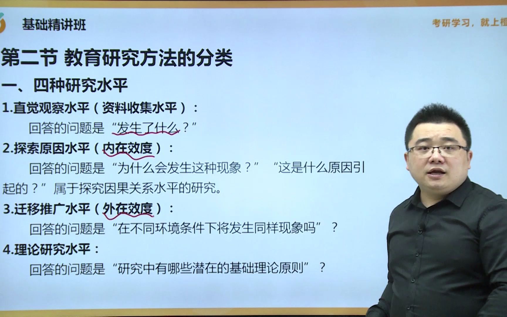 [图]【2023教育学考研】裴娣娜《教育研究方法导论》基础精讲（四）|橙啦考研