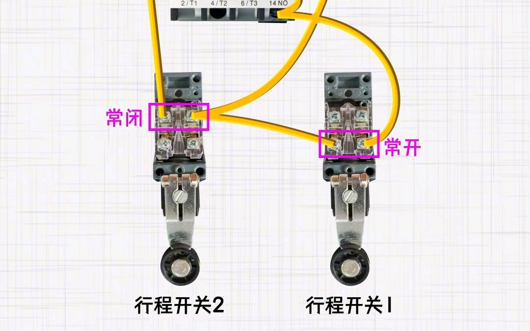 [图]行程开关控制的自锁电路展示