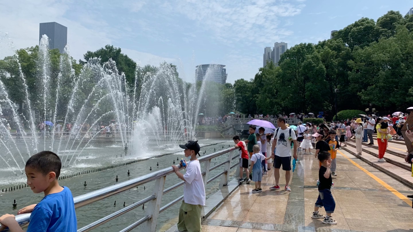 武漢中山公園音樂噴泉