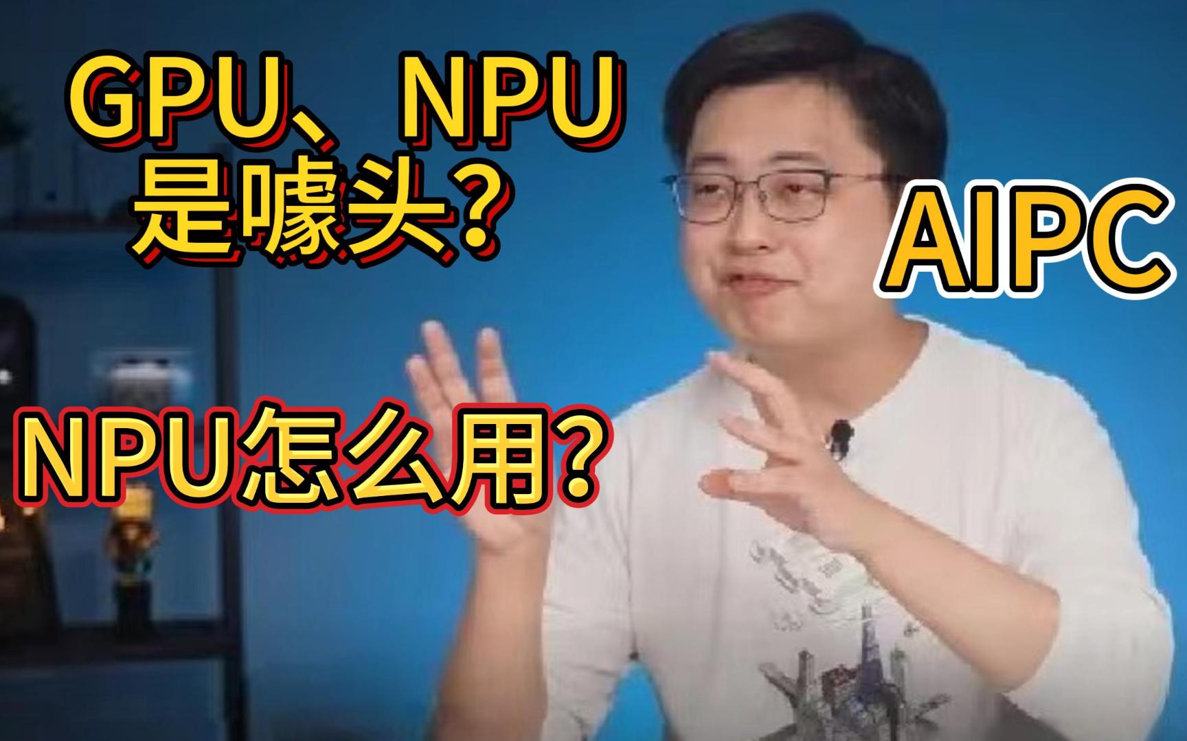 【极客湾云飞】如何使用NPU?GPU、NPU都是噱头?一次性说清楚!哔哩哔哩bilibili