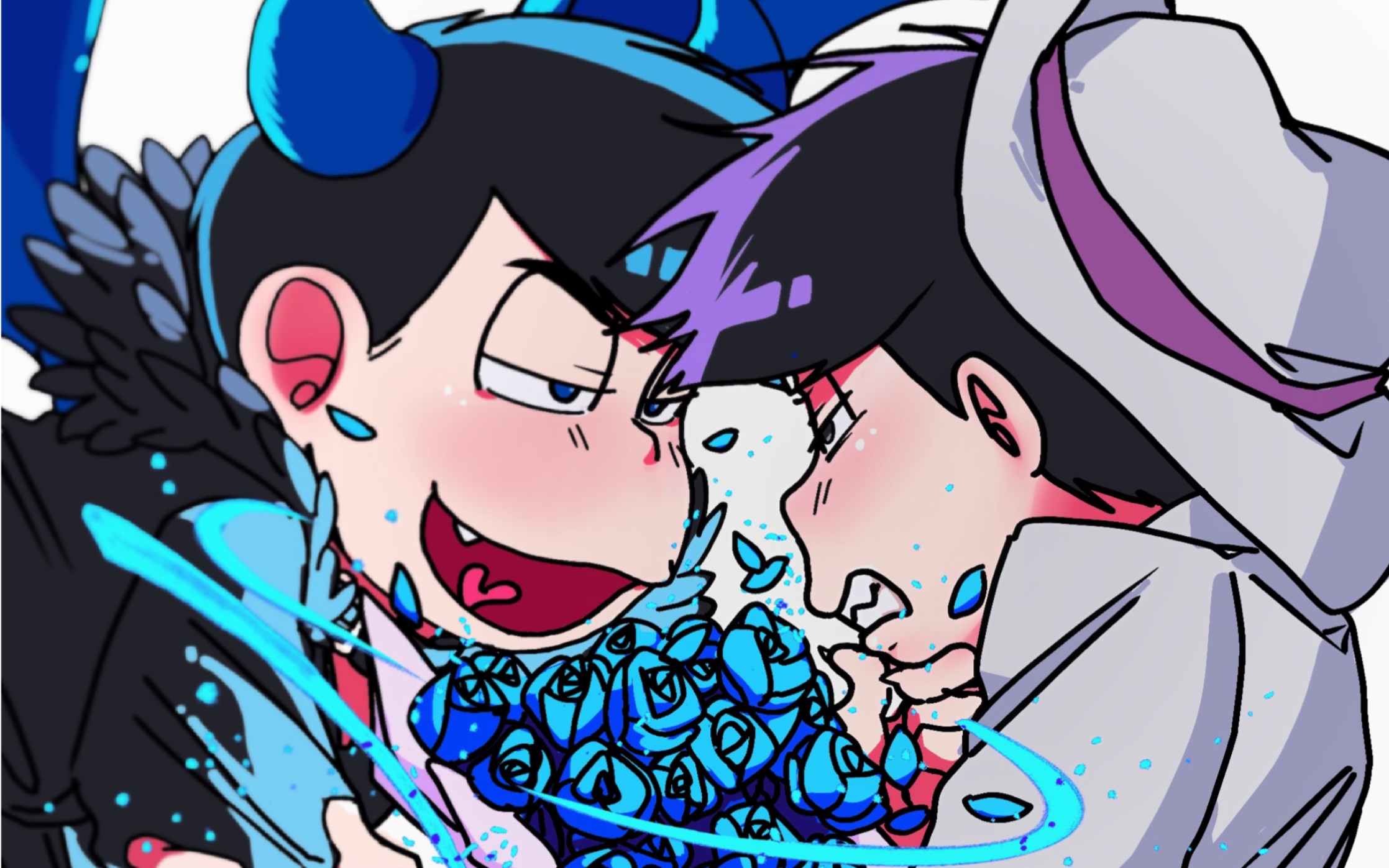 【おそ松さん|カラ一】24的黒塗り世界宛て書簡