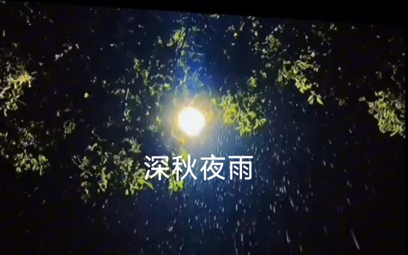 [图]深秋夜雨