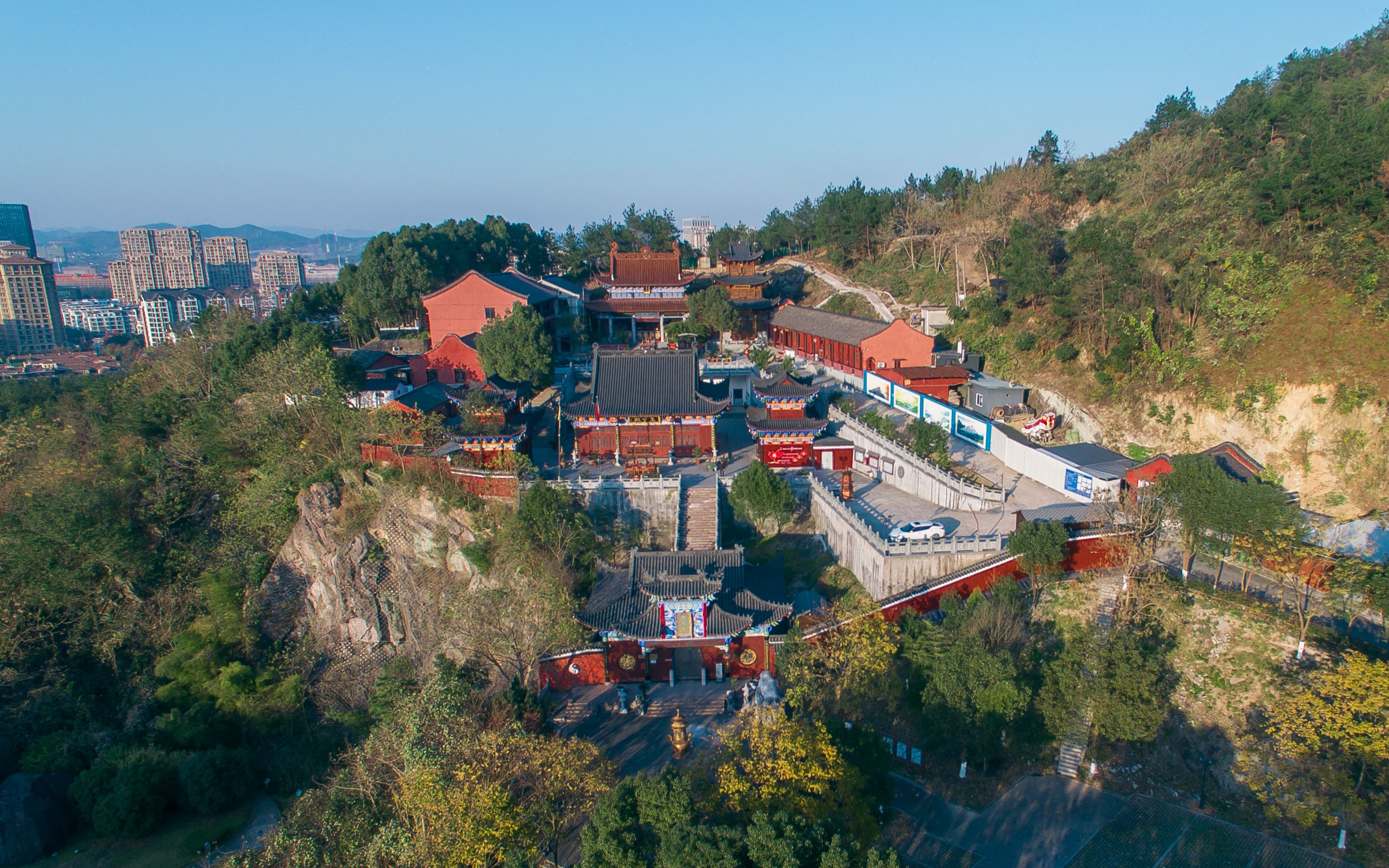 【玄门问道】德清烟霞观航拍_哔哩哔哩_bilibili