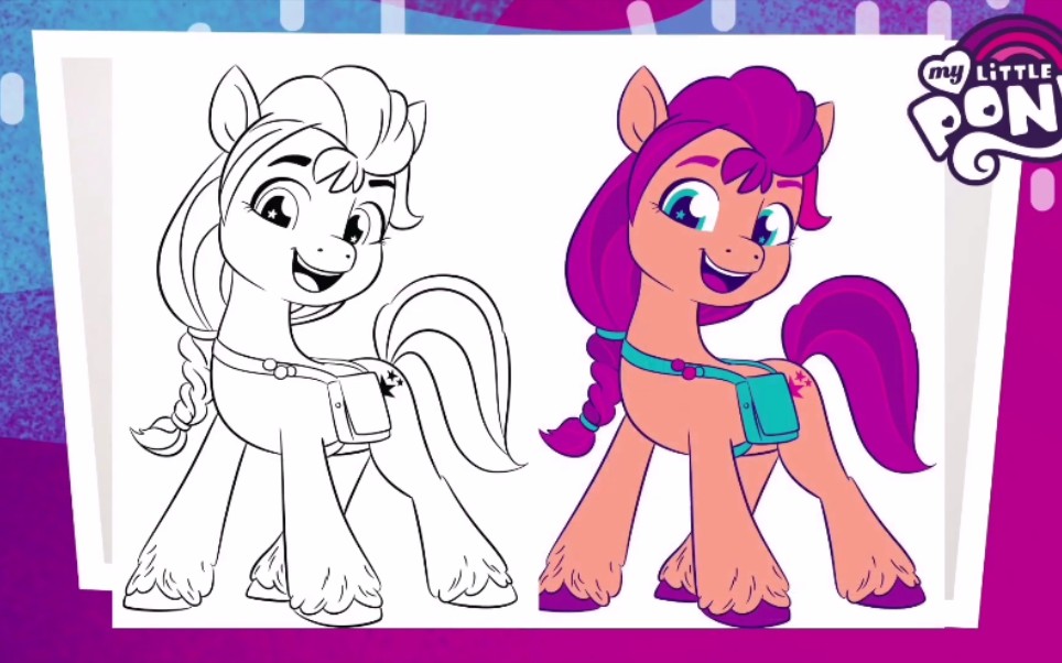 小马宝莉孩记官方画师画g5pony