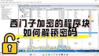 Download Video: 用解密软件，解锁了西门子加密的程序块，结果，依然看不懂