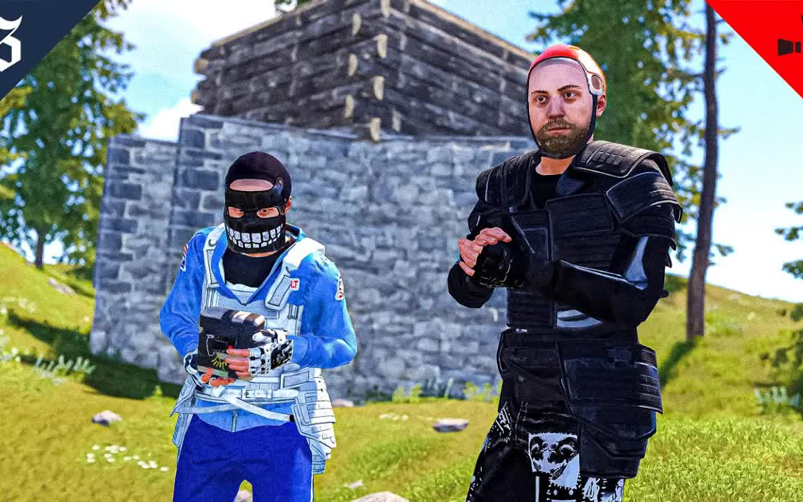 rust 话痨主播 被抄了 - duo rust #9 s21