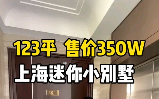 上海350万的迷你小别墅,123平,通燃气地铁口哔哩哔哩bilibili