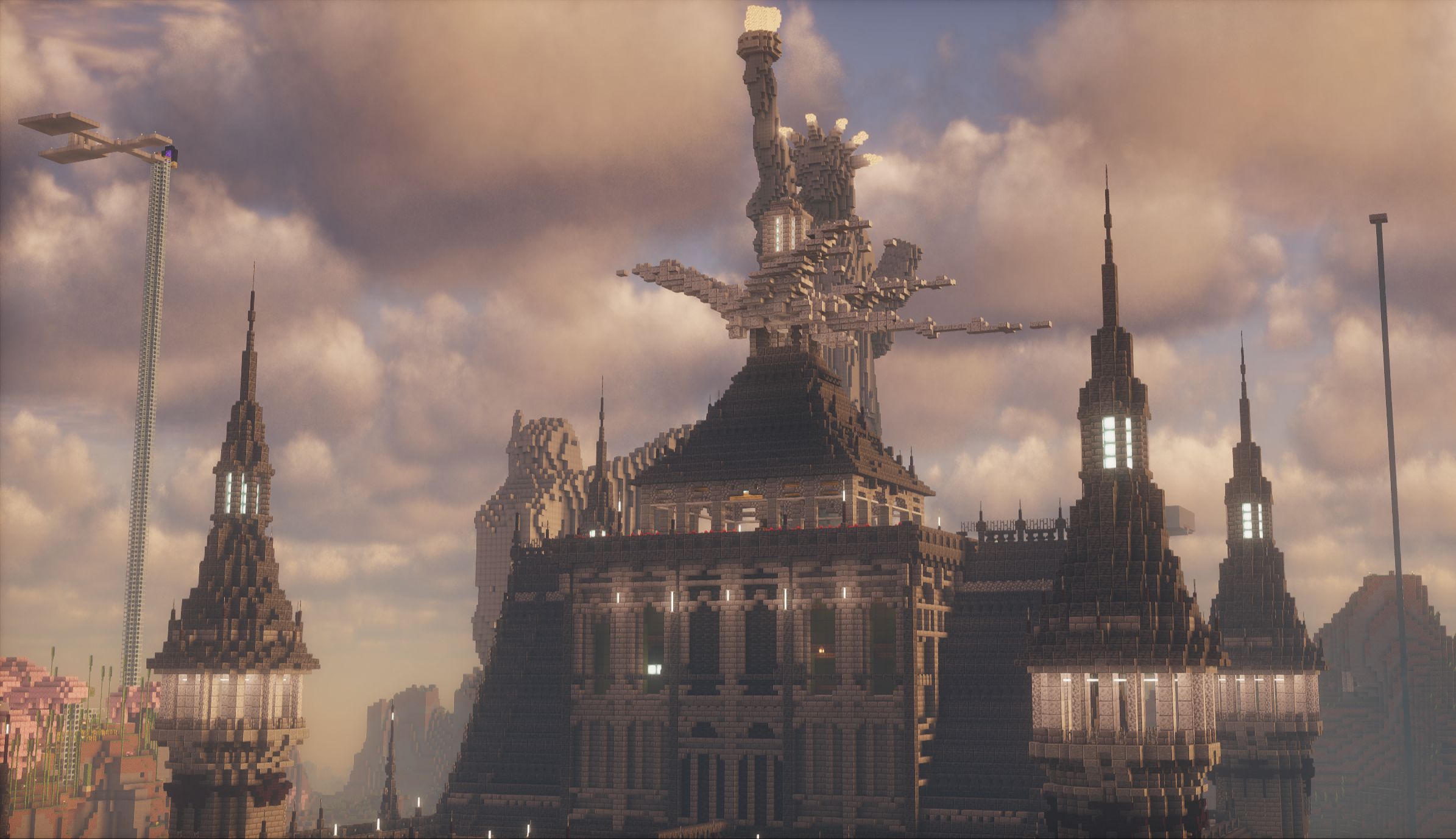 【mc建筑展示】"她们无需说话,只需矗立在此.