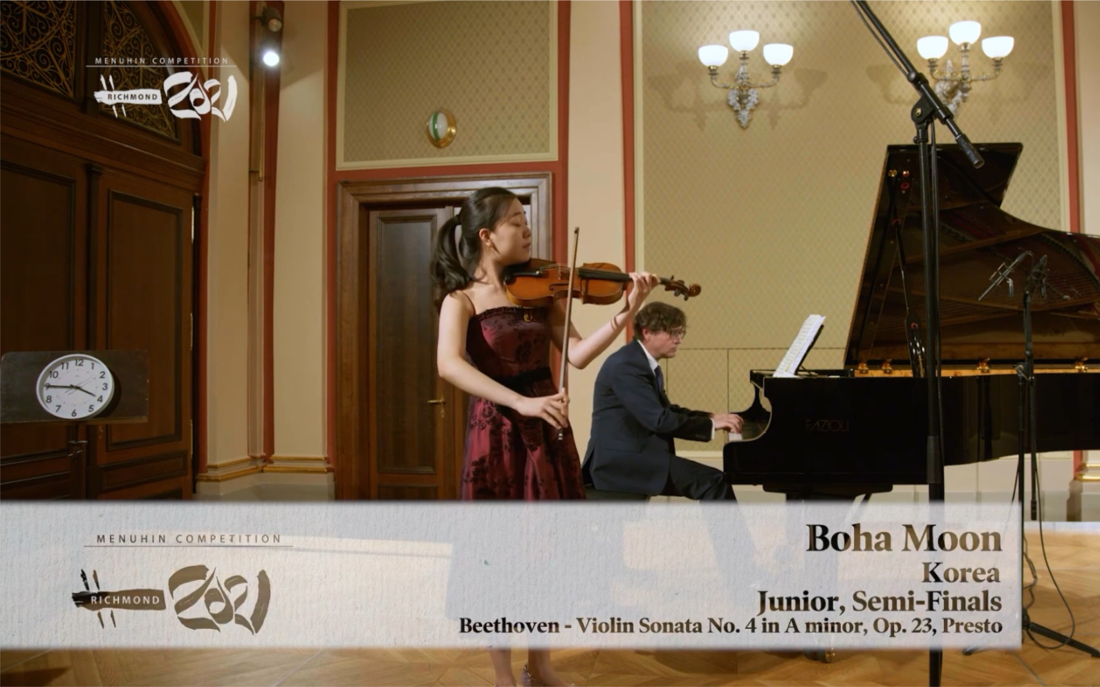 2021梅纽因国际小提琴比赛少年组半决赛bohamoonmenuhincompetition