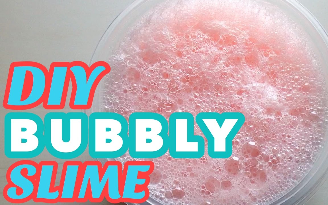 DIY!简易方法教你制作泡沫slime!哔哩哔哩bilibili