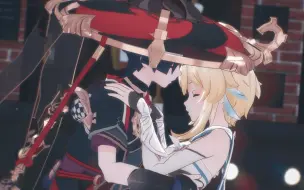 Video herunterladen: 【原神 || 散荧 MMD】危  险  派  对