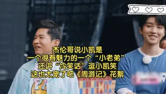 5月3日周游记第三季 杰伦哥说小凯是一个很有魅力的一个“小老弟”哈哈哈还讲“冷笑话”逗小凯笑 这也太宠了吧