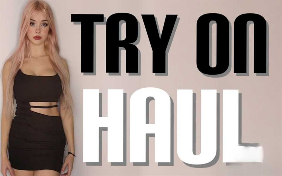 trying on stunning dresses dressvy lauren burch