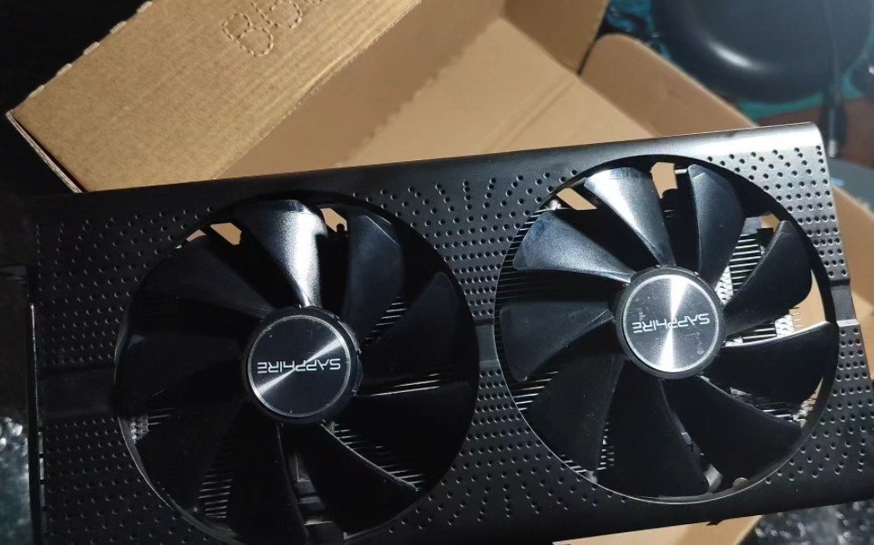 【捡垃圾】 蓝宝石 rx590 gme 8g 白金版 原盒原码开箱