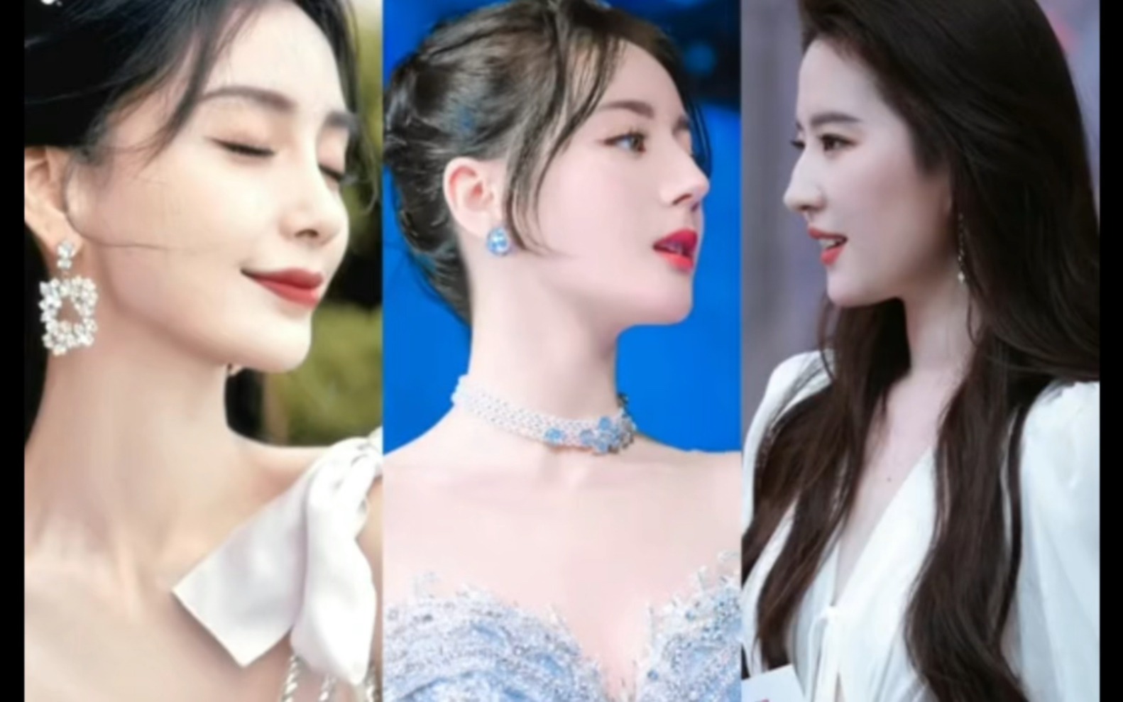女明星露出额头有多美!#angelababy#刘亦菲#迪丽热巴 #女明星的状态