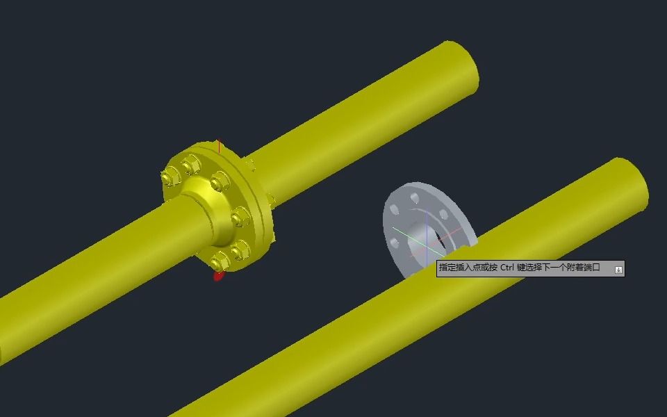 凹凸面法兰自动配对的可行性研究 | AutoCAD Plant 3D哔哩哔哩bilibili