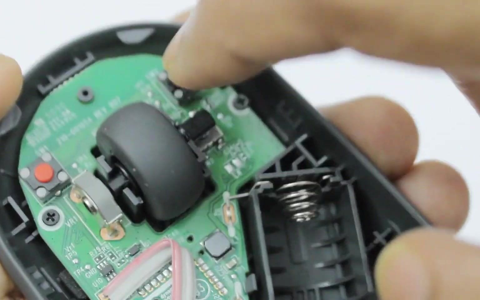 罗技pebble鼠标维修换微动