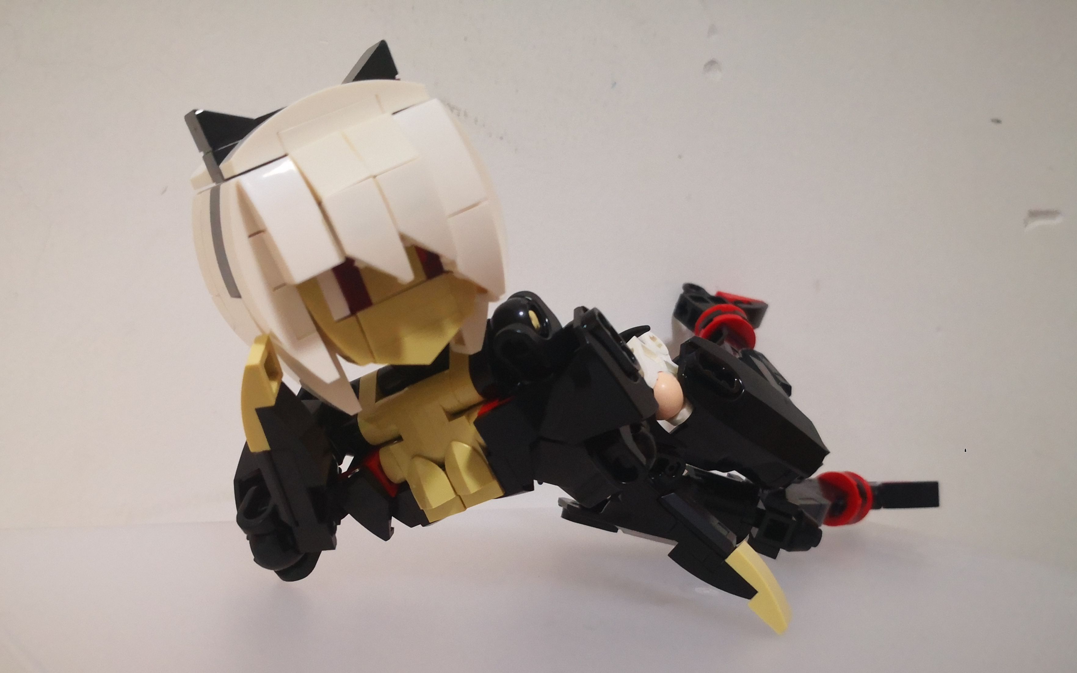 乐高猫耳娘,关节可活动_哔哩哔哩_bilibili