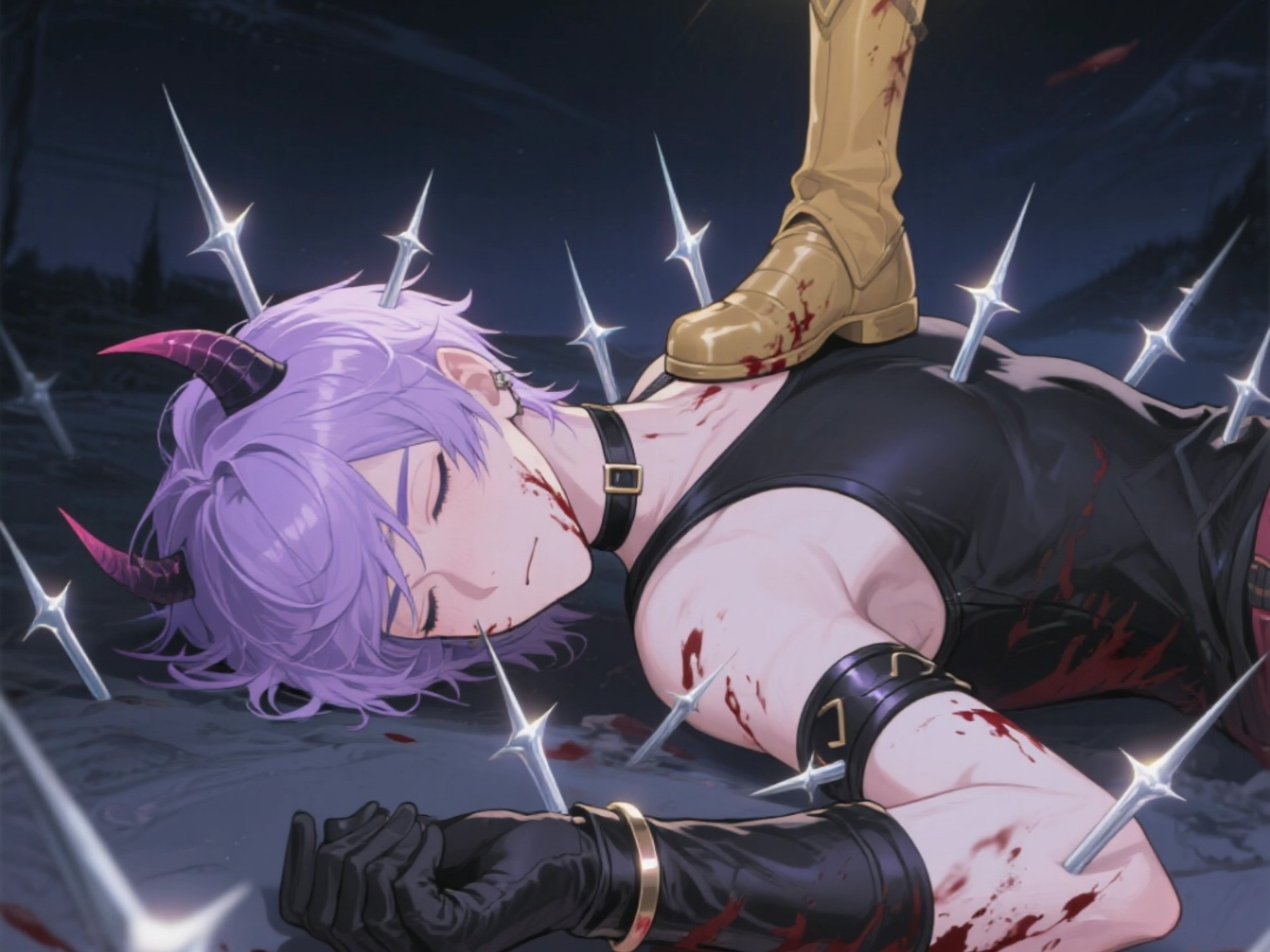 恶魔少年战败