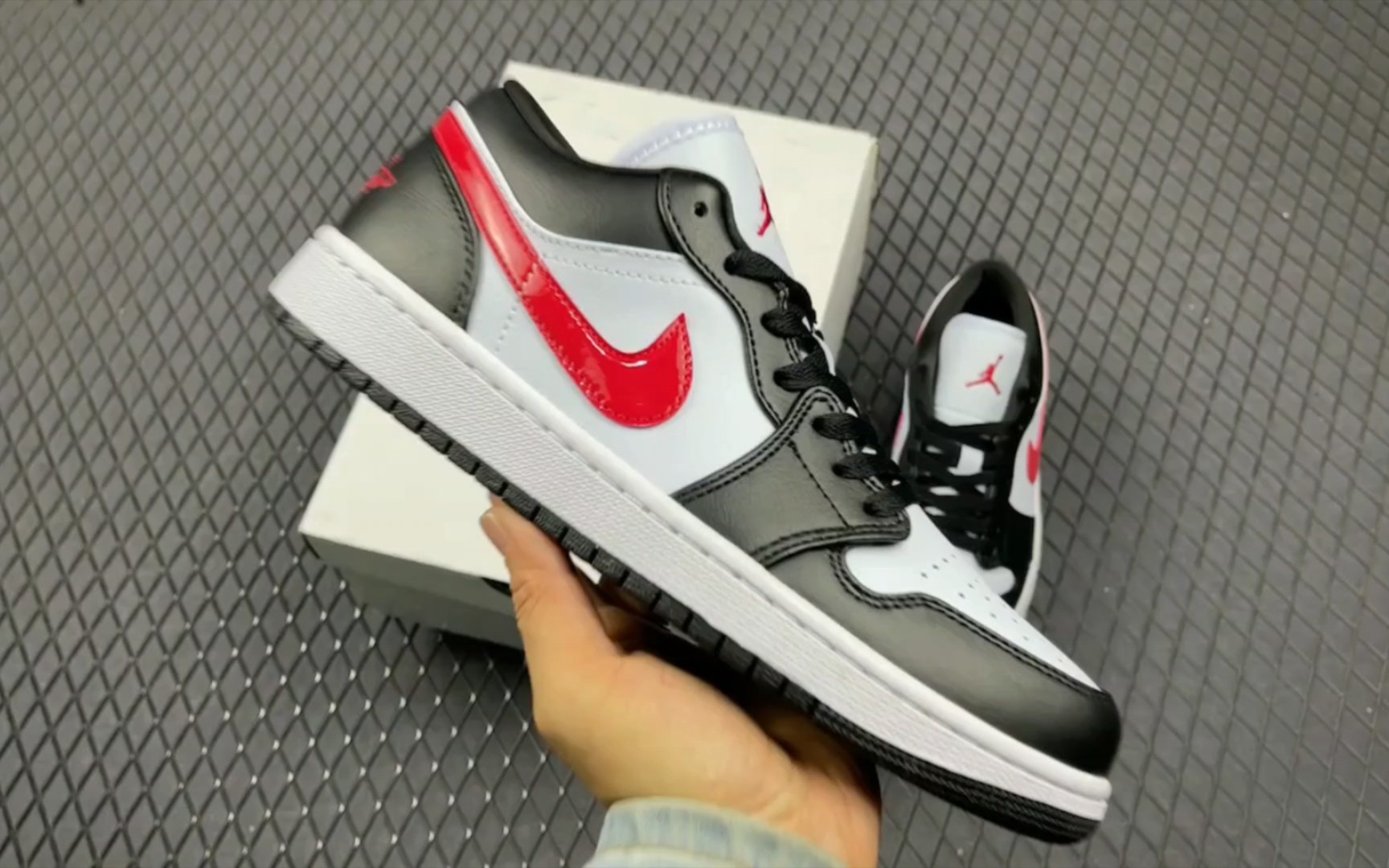 04]nike air jordan 1 low 黑红脚趾 aj1乔1低帮休闲板鞋 同步官方