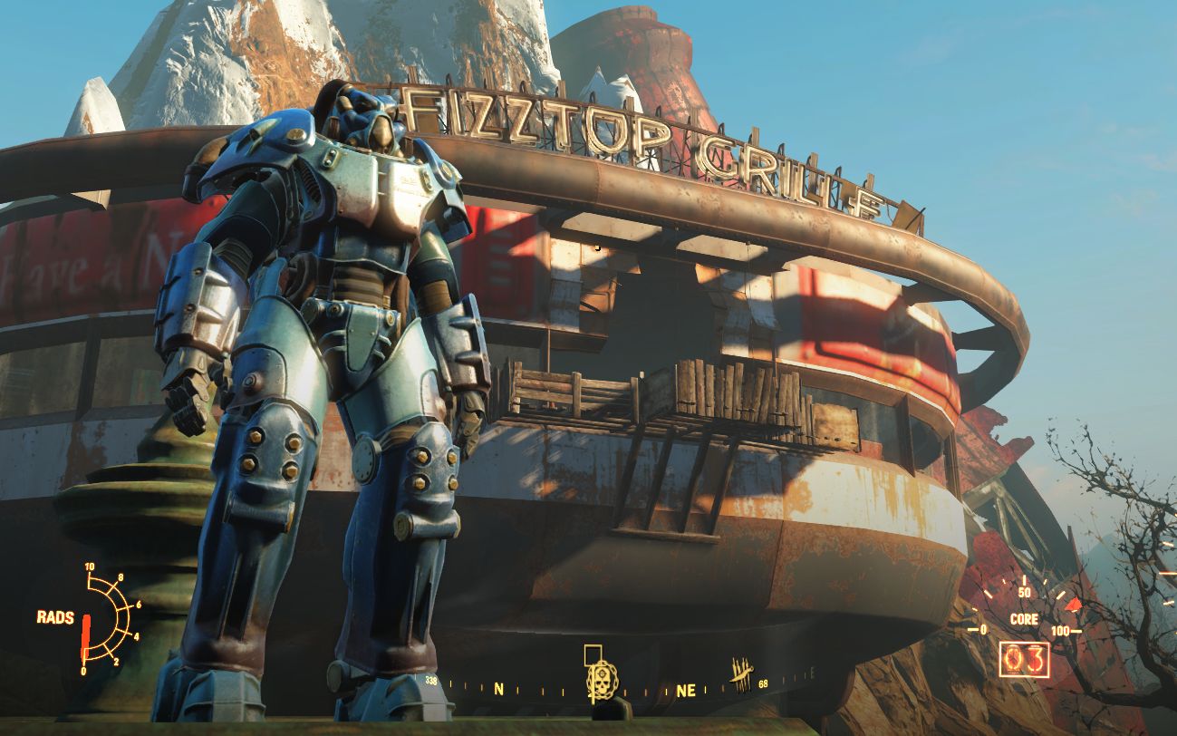 辐射4 核子世界量子x-01动力装甲,bug获取方法,简单粗暴无需星核直接