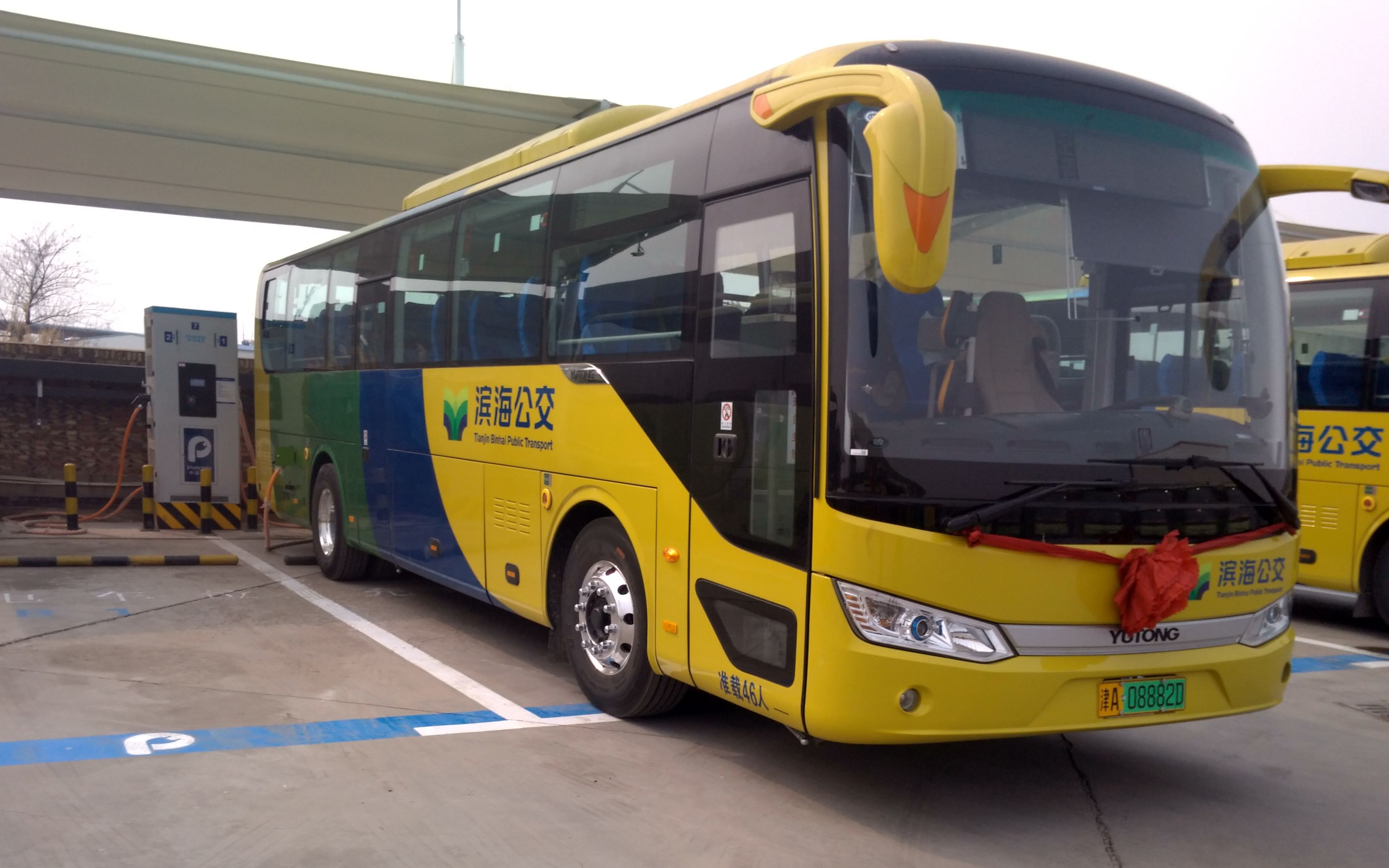 pov天津滨海公交927路前方展望 大港石化园区-大港老客运站