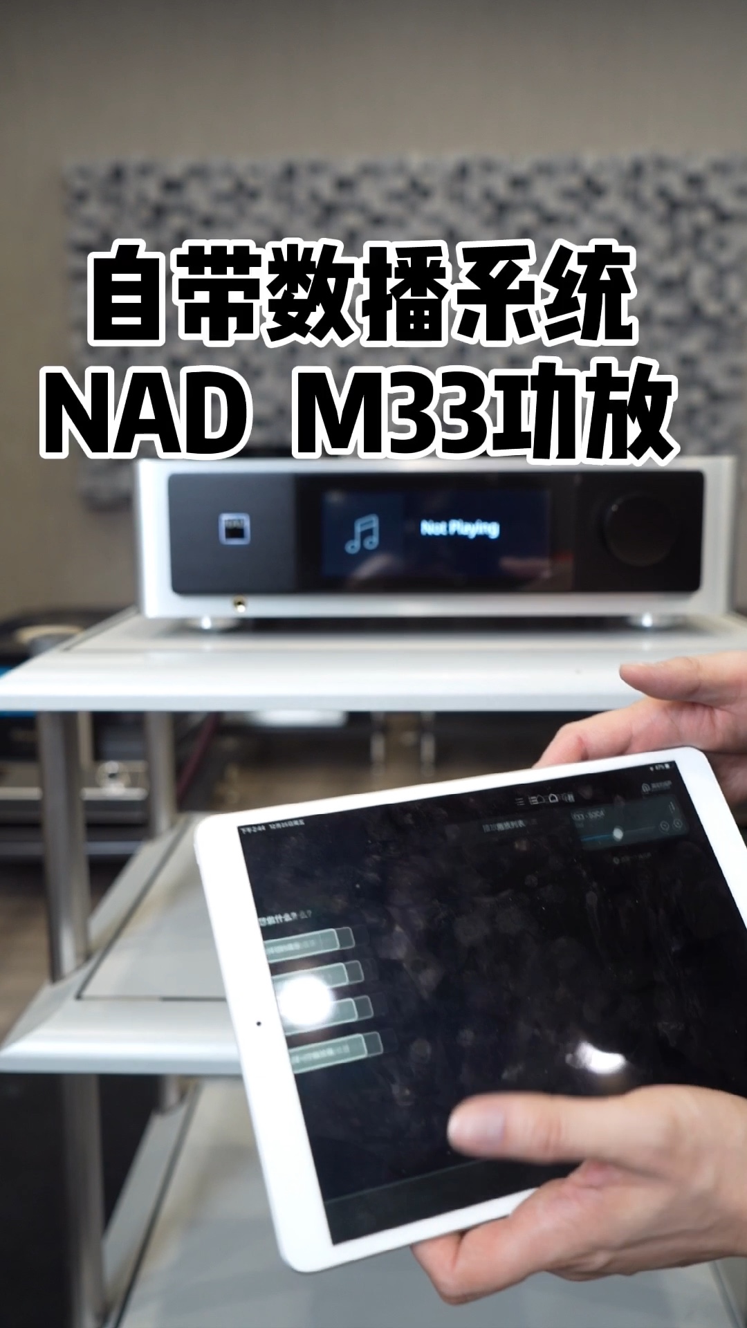 自带数播系统的NAD M33功放#功放哔哩哔哩bilibili