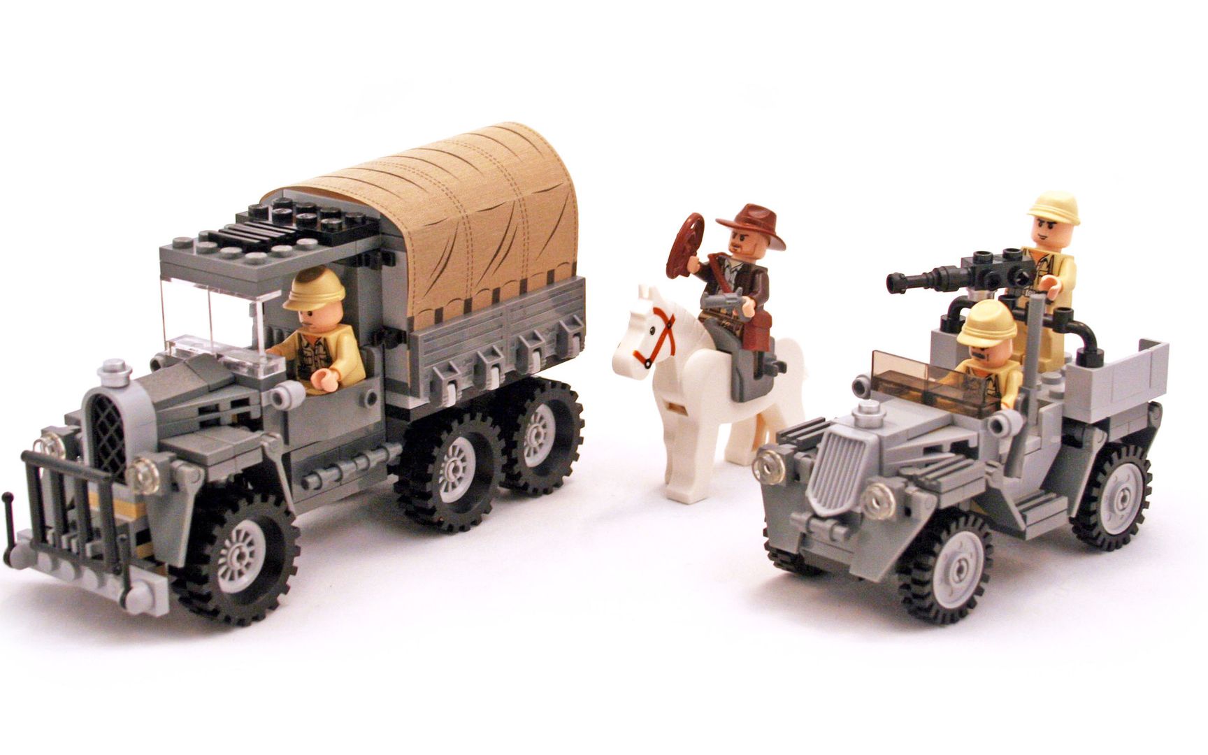 乐高 lego 7622 夺宝奇兵 宝藏争夺战 2008速拼评测