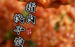 Скачать видео: #立冬吃饺子#饺子馅 你就像我这样调，鲜美又多汁，无论包啥都好吃#肉馅