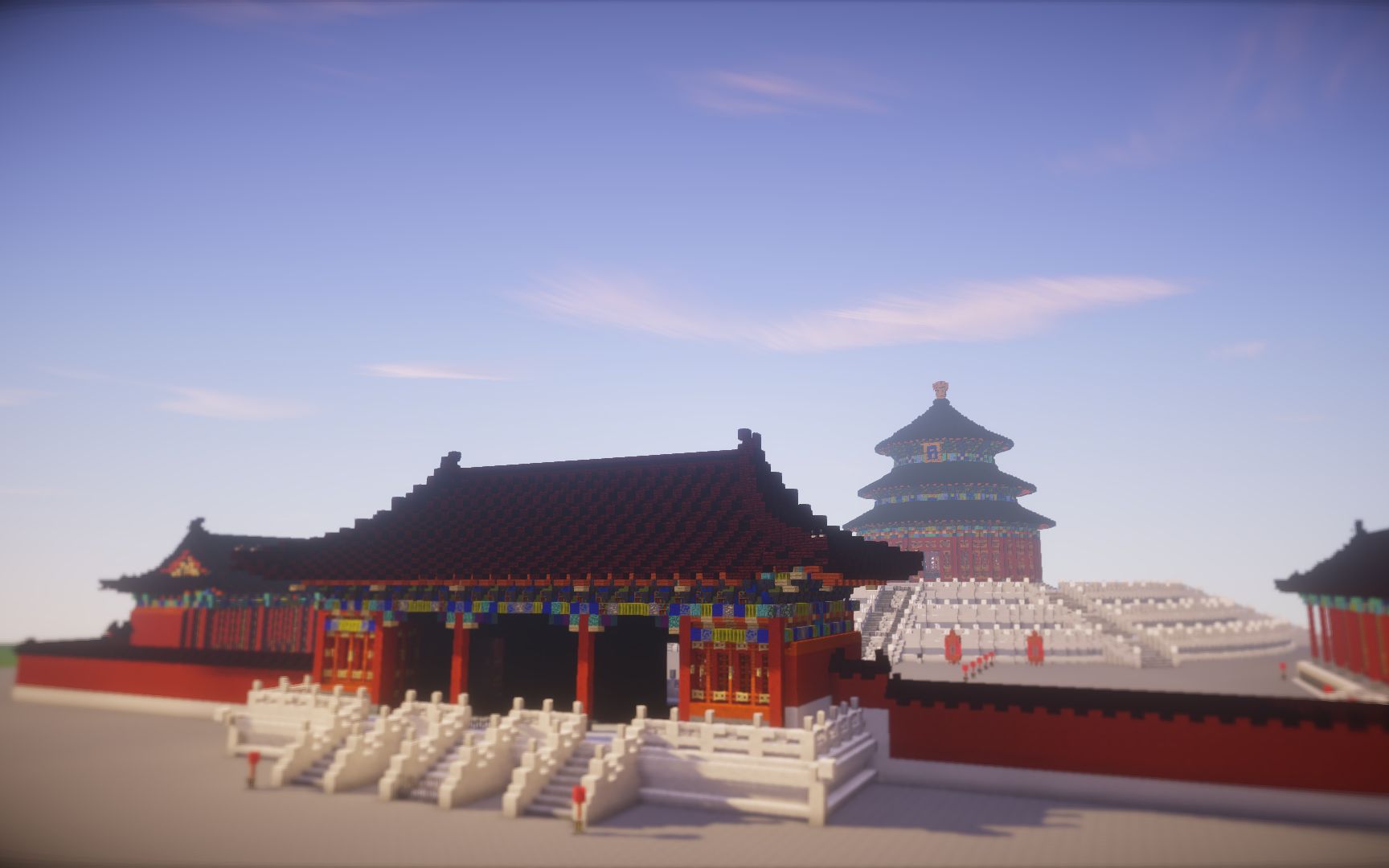 【Minecrat】天坛——祈年门建筑过程及展示哔哩哔哩bilibili