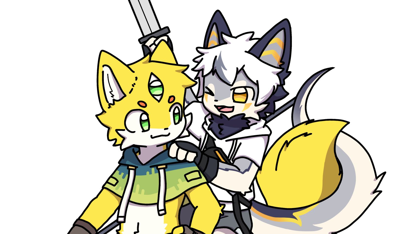 【furry绘画】骑兵与战士哔哩哔哩bilibili