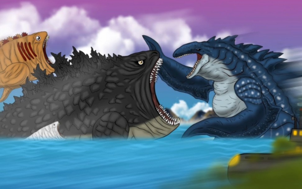 银河哥斯拉大战深海巨鲲