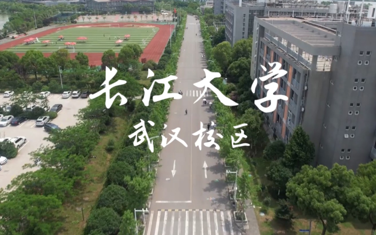航拍长江大学武汉校区