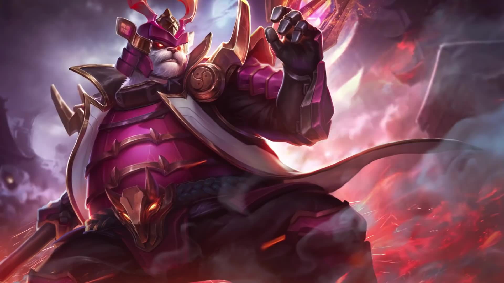 《garena 传说对决》祖卡「鬼武者」造型展示影片