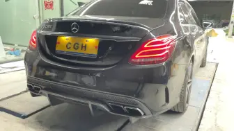 Download Video: W205 奔驰C63 AMG 升级CSK隔热直通头段，搭配原厂排气！